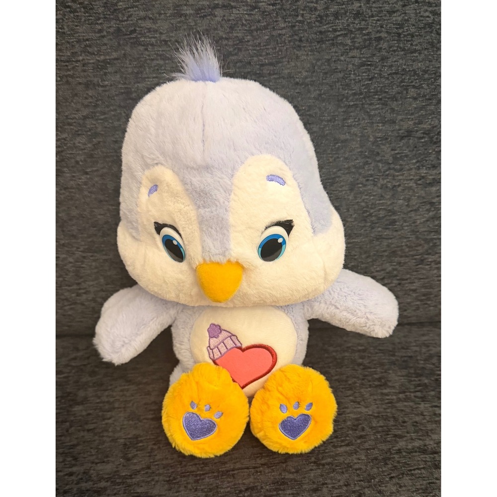 Care Bears Cousins Cozy Heart Penguin Plush 2016 Blue Heart Hat 12"inch Toy